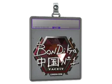 Sticker Slab | bondik (Foil) | London 2018