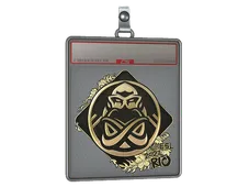 Sticker Slab | ENCE (Gold) | Rio 2022