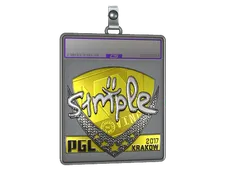 Sticker Slab | s1mple (Foil) | Krakow 2017