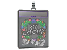 Sticker Slab | chopper (Embroidered) | Budapest 2025