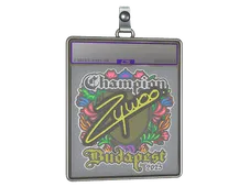 Sticker Slab | ZywOo (Embroidered, Champion) | Budapest 2025