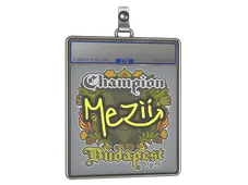Sticker Slab | mezii (Champion) | Budapest 2025