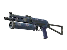 StatTrak™ PP-Bizon | Water Sigil (Com Muito Uso)