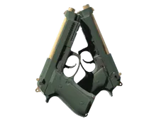 Souvenir Dual Berettas | Contractor (Well-Worn)