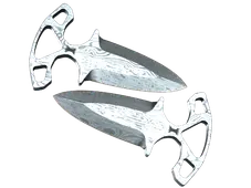 ★ StatTrak™ Shadow Daggers | Damascus Steel (Well-Worn)
