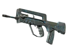 Souvenir FAMAS | Cyanospatter (Battle-Scarred)