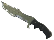StatTrak™ Cuchillo del Cazador ★ | Malla de safari (Bastante desgastado)