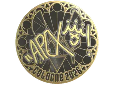 Sticker | apEX (Gold) | Cologne 2026