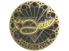 Sticker | dexter (Gold) | Cologne 2026