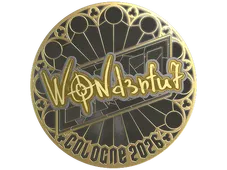 Sticker | w0nderful (Gold) | Cologne 2026