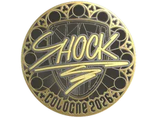 Sticker | SHOCK (Gold) | Cologne 2026