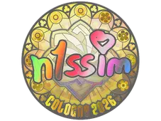 Sticker | n1ssim (Holo) | Cologne 2026