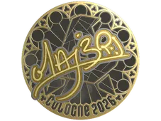 Sticker | MAJ3R (Gold) | Cologne 2026