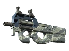 Souvenir P90 | Blue Tac (Minimal Wear)