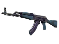 Souvenir AK-47 | Midnight Laminate (Battle-Scarred)