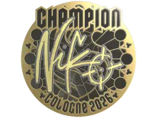 Sticker | NiKo (Gold, Champion) | Cologne 2026