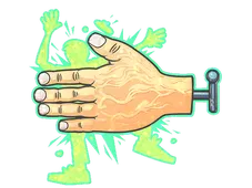 Sticker | High Five! (Glitter)