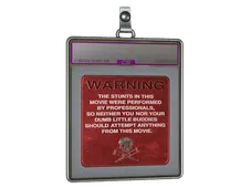 Sticker Slab | WARNING (Foil)