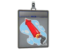 Sticker Slab | Big Red Rocket
