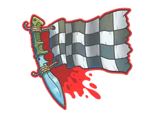 Sticker | Checkered Kukri