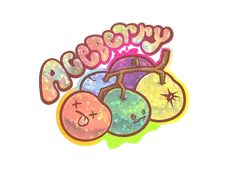 Sticker | Aceberry (Glitter)