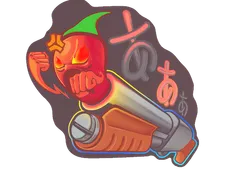 Sticker | Pepper Gauge (Lenticular)