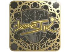 Sticker | beastik (Gold, Ranked) | Cologne 2026