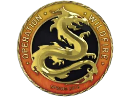 Gold Operation Wildfire Coin