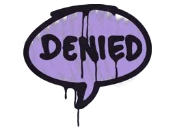Sealed Graffiti | Denied (Violent Violet)