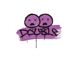 Sealed Graffiti | Double (Bazooka Pink)