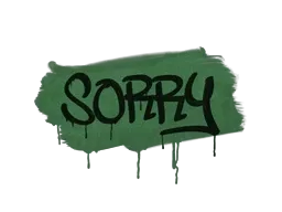 Sealed Graffiti | Sorry (Jungle Green)