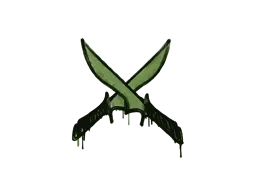 Sealed Graffiti | X-Knives (Battle Green)