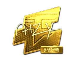 Sticker | aizy (Gold) | Atlanta 2017