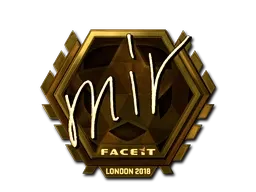 Sticker | mir (Gold) | London 2018