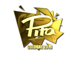 Sticker | pita (Gold) | Cologne 2016