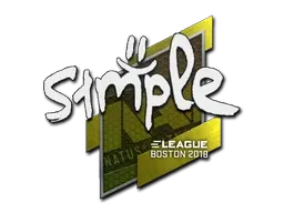 Sticker | s1mple | Boston 2018