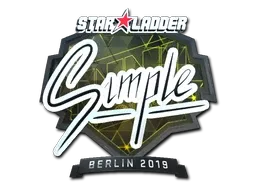 Sticker | s1mple (Foil) | Berlin 2019