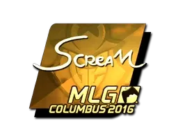 Sticker | ScreaM (Gold) | MLG Columbus 2016
