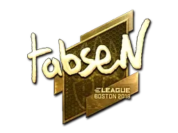 Sticker | tabseN (Gold) | Boston 2018