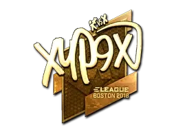 Sticker | Xyp9x (Gold) | Boston 2018