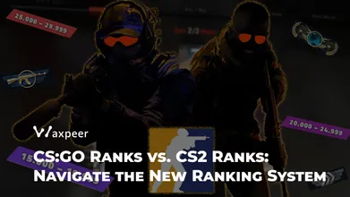 CS:GO 排位对比 CS2 排位：了解新的排名系统