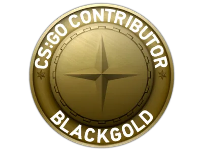 Black Gold Map Coin