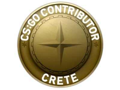 Crete Map Coin