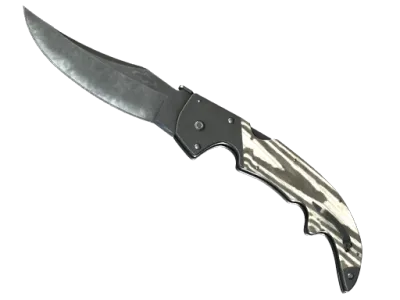 ★ Falchion Knife | Black Laminate (Factory New)