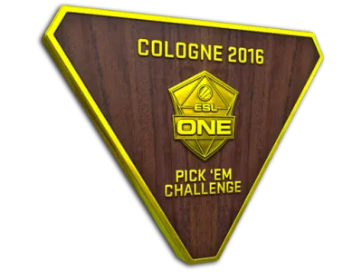 Gold Cologne 2016 Pick'Em Trophy