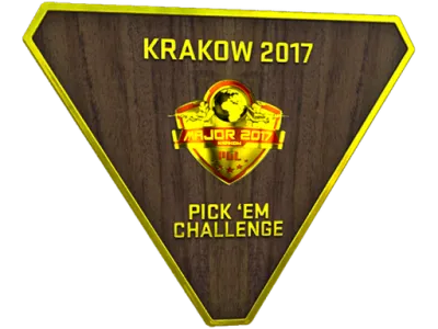 Gold Krakow 2017 Pick'Em Trophy