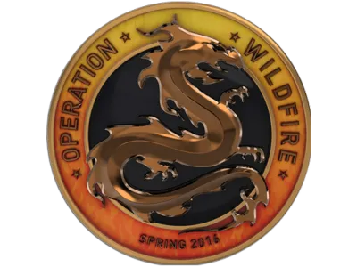 Operation Wildfire Challenge Coin