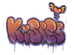 Sealed Graffiti | Kisses