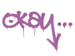 Sealed Graffiti | Okay (Bazooka Pink)