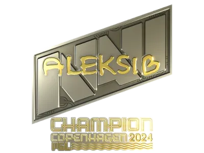 Sticker | Aleksib (Gold, Champion) | Copenhagen 2024